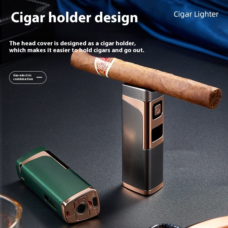 Cigar Special Fire Gas Electric Portable Lighter