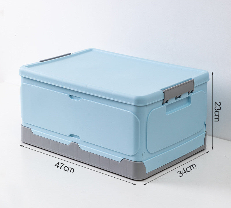 Folding Storage Box With On Wheels