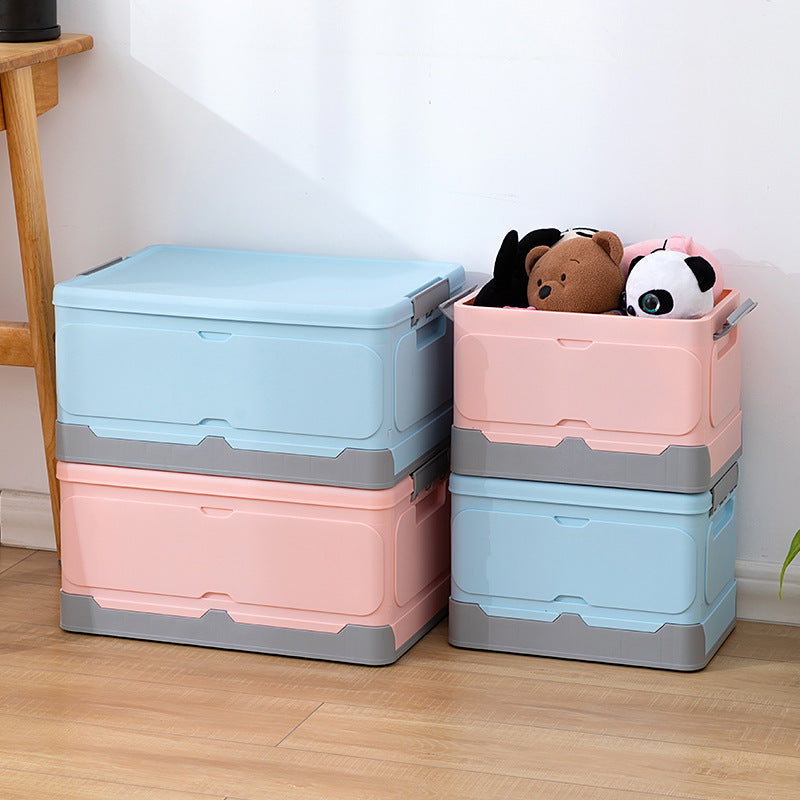 Folding Storage Box With On Wheels