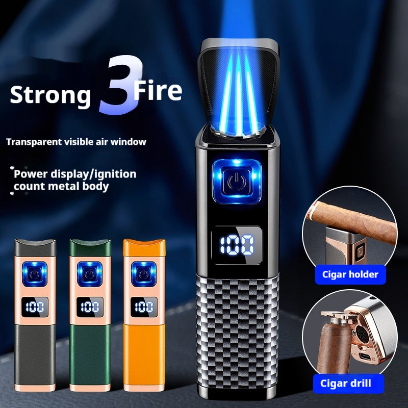Cigar Special Fire Gas Electric Portable Lighter