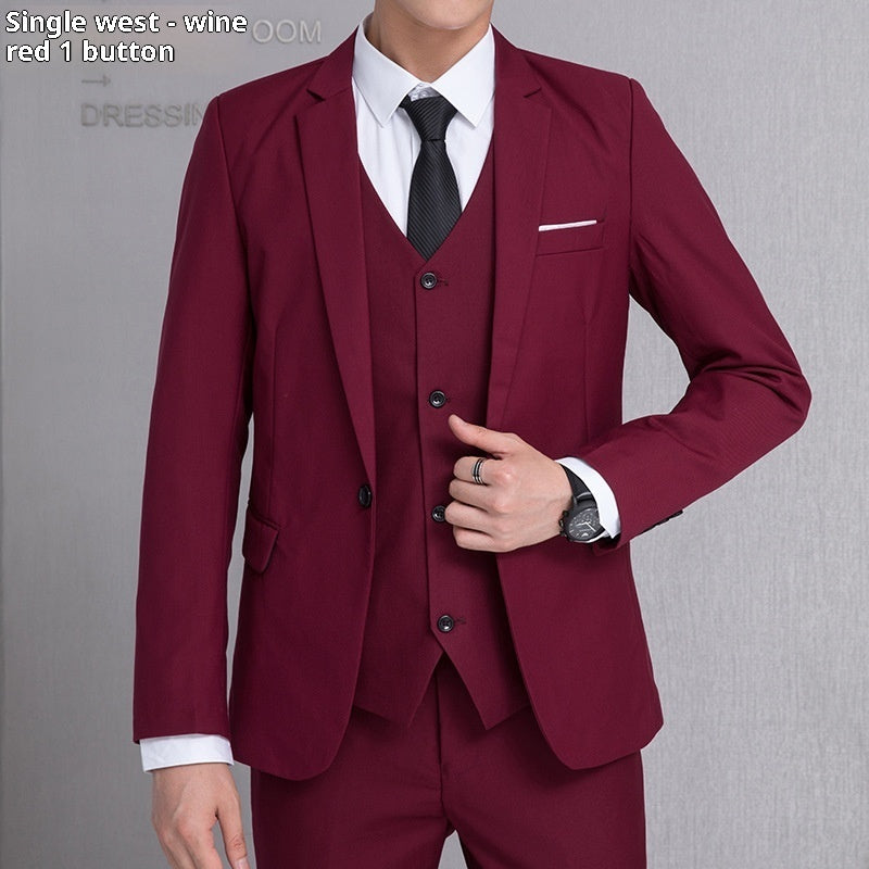 Men's Korean-style College Students Work Business Coat