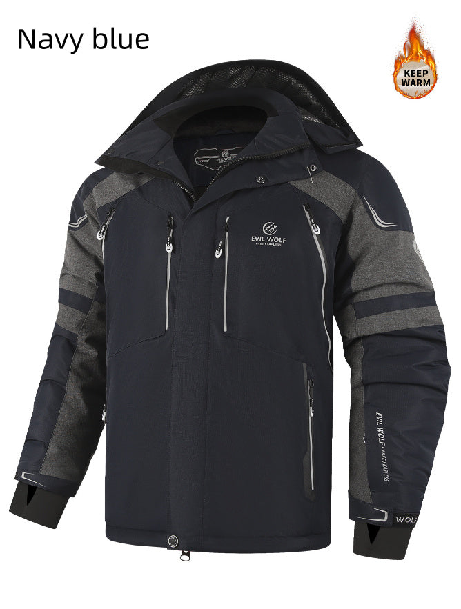 Men's Casual Thermal Removable Outdoor Cotton Clothes