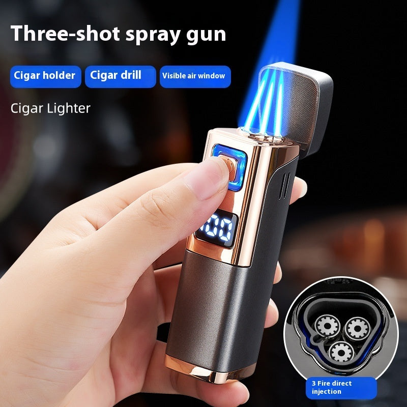 Cigar Special Fire Gas Electric Portable Lighter