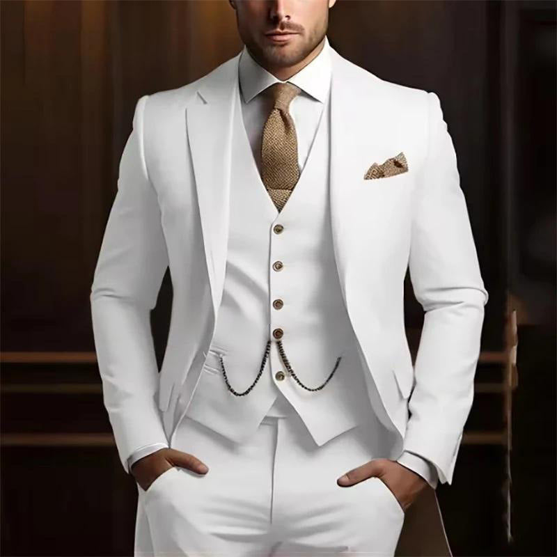 Men's High-grade Gentleman Temperament Slim Suit