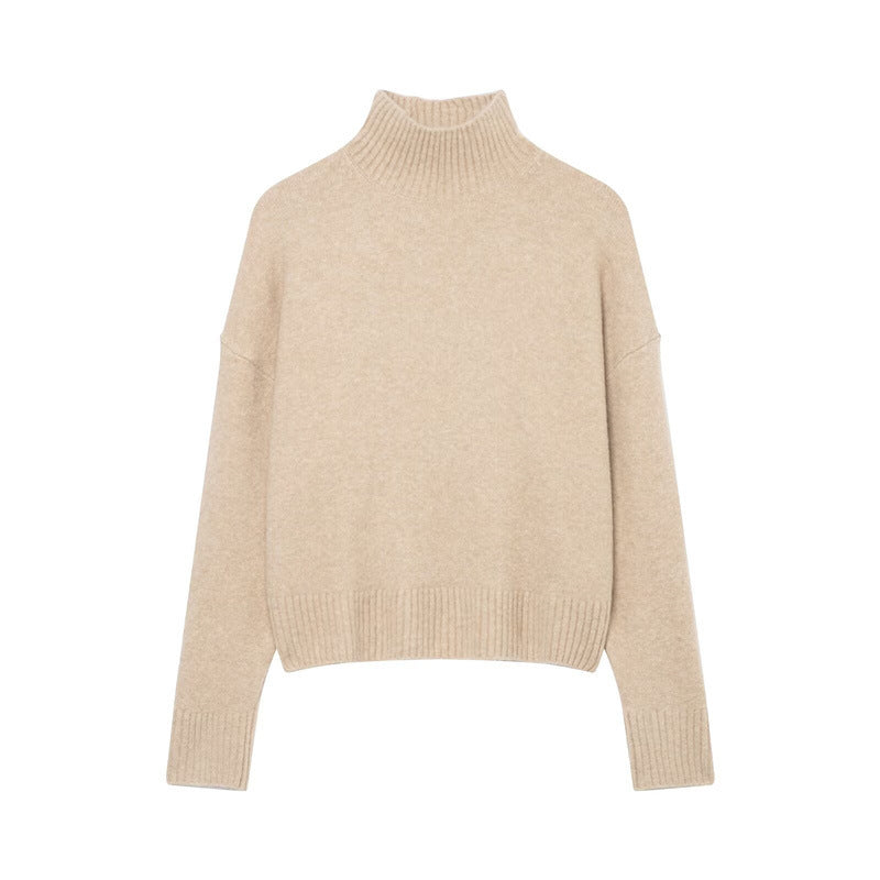 Temperamentally Soft Stand Collar Sweater