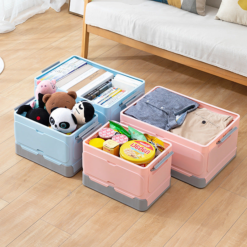 Folding Storage Box With On Wheels