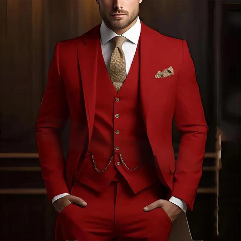 Men's High-grade Gentleman Temperament Slim Suit
