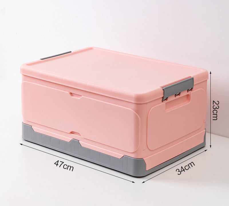Folding Storage Box With On Wheels