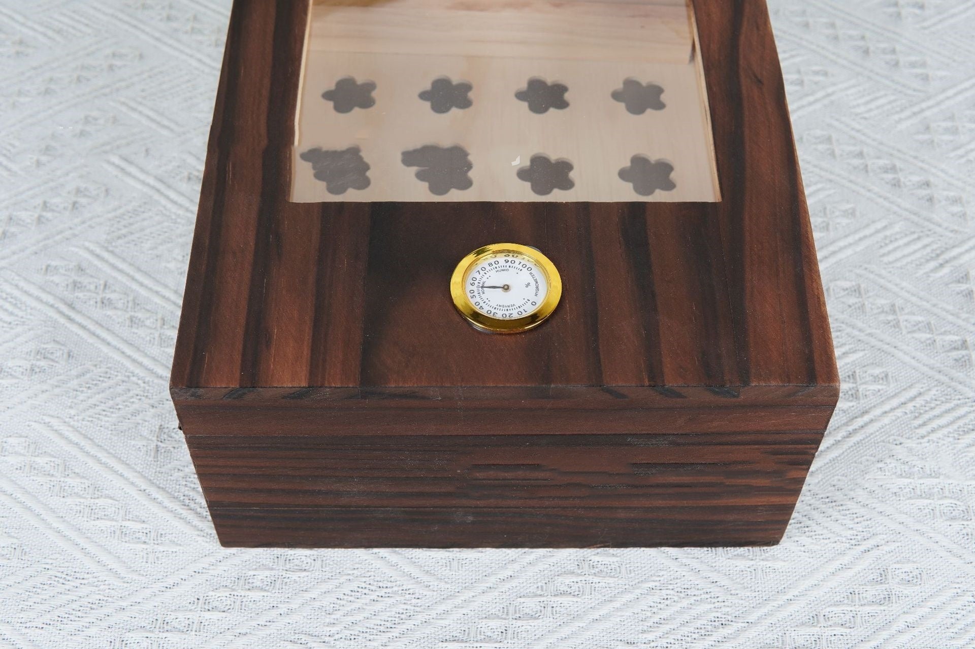 Wooden Cigar Box Cigar Moisturizing Storage Box